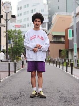 「WISM（ウィズム）のアイテム」を使った、タカさん（メンズ・175cm）の夏コーディネート