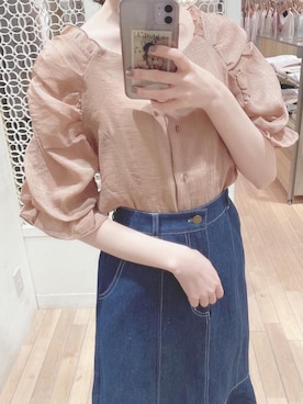 めめさん（レディース・162cm）の春コーディネート