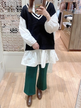 めめさん（レディース・162cm）の秋コーディネート