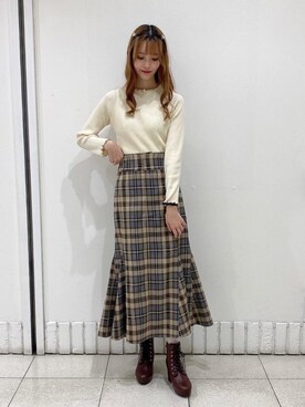 めめさん（レディース・162cm）の秋コーディネート