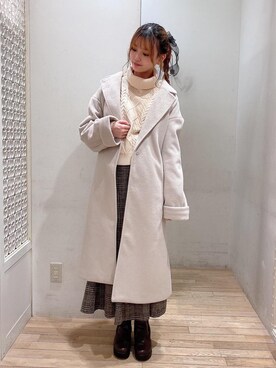 めめさん（レディース・162cm）の冬コーディネート
