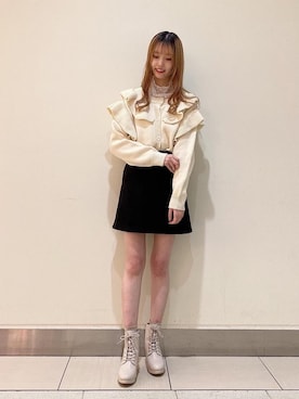 めめさん（レディース・162cm）の冬コーディネート