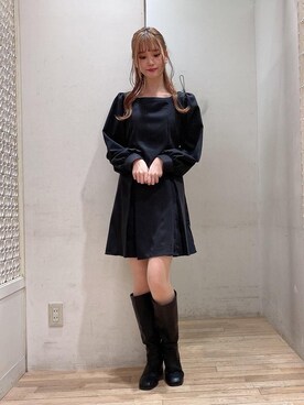 めめさん（レディース・162cm）の冬コーディネート