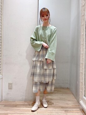 めめさん（レディース・162cm）の春コーディネート