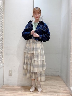 めめさん（レディース・162cm）の春コーディネート