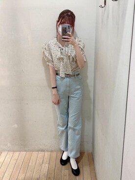 「でにむ」｜「アイテム（パンプス）」を使った、めめさん（レディース・162cm）の春コーディネート