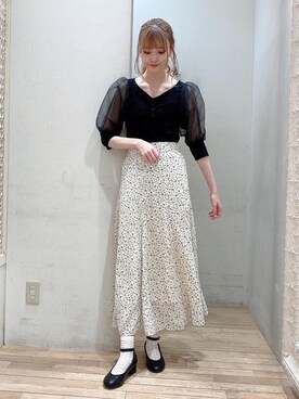 めめさん（レディース・162cm）の春コーディネート