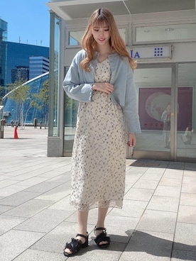 めめさん（レディース・162cm）の春コーディネート