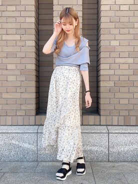 めめさん（レディース・162cm）の春コーディネート