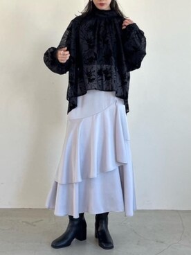 めめさん（レディース・162cm）の秋コーディネート
