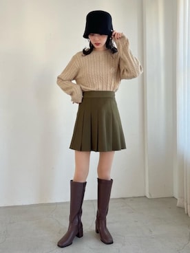 めめさん（レディース・162cm）の秋コーディネート