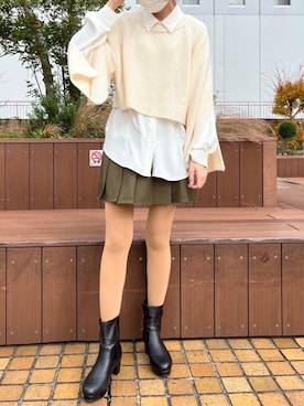 めめさん（レディース・162cm）の秋コーディネート