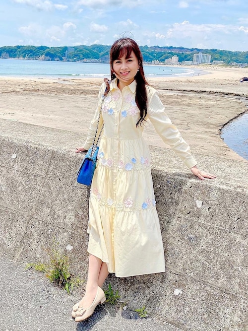 新年の贈り物 チェスティ ワンピース 0 シャツワンピース 花 ひざ丈ワンピース Delicia Malta Com