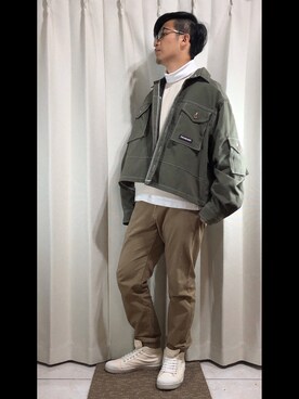 「Paragraph（パラグラフ）のアイテム（ジャケット/アウター）」を使った、mikechungさん（メンズ・163cm）の冬コーディネート