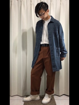 「SPAO（スパオ）のアイテム（ジャケット/アウター）」を使った、mikechungさん（メンズ・163cm）の冬コーディネート