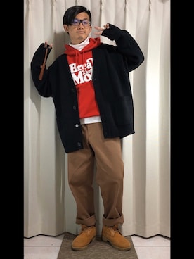mikechungさん（メンズ・163cm）の冬コーディネート