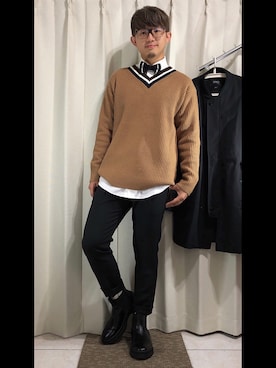 「SPAO（スパオ）のアイテム」を使った、mikechungさん（メンズ・163cm）の春コーディネート