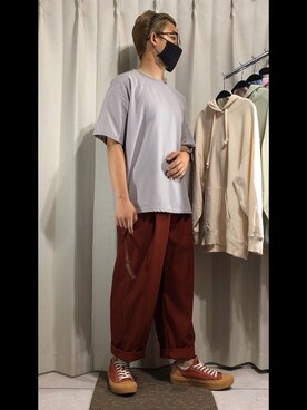「EXCELSIOR（エクセルシオール）のアイテム」を使った、mikechungさん（メンズ・163cm）の春コーディネート