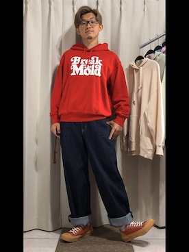 「EXCELSIOR（エクセルシオール）のアイテム」を使った、mikechungさん（メンズ・163cm）の春コーディネート