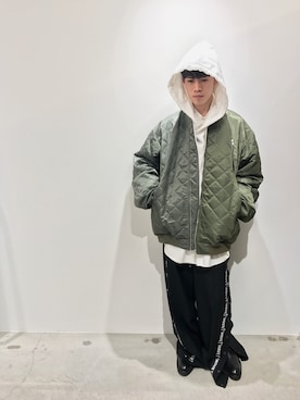 「DRESSEDUNDRESSED（ドレスドアンドレスド）のアイテム（ジャケット/アウター）」を使った、Muraiさん（メンズ・173cm）の秋コーディネート