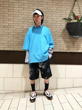 「doublet（ダブレット）のアイテム（トップス）」を使った、Muraiさん（メンズ・173cm）の夏コーディネート