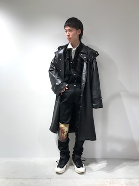 「JOHN LAWRENCE SULLIVAN（ジョンローレンスサリバン）のアイテム（その他アウター）」を使った、Muraiさん（メンズ・173cm）の秋コーディネート