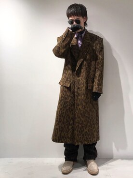 「Yeezy（イージー）のアイテム（ブーツ）」を使った、Muraiさん（メンズ・173cm）の秋コーディネート