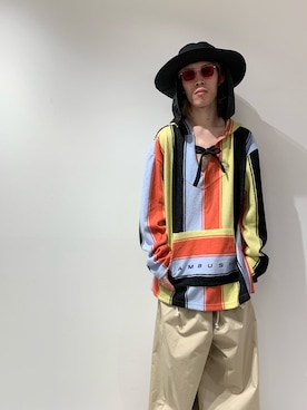 「KIJIMA TAKAYUKI」｜「アイテム（チノパンツ）」を使った、Muraiさん（メンズ・173cm）の冬コーディネート