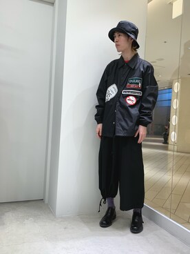 「KIJIMA TAKAYUKI」｜「アイテム（ブーツ）」を使った、Muraiさん（メンズ・173cm）の春コーディネート