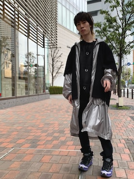 「RAF SIMONS（ラフシモンズ）のアイテム（ジャケット/アウター）」を使った、Muraiさん（メンズ・173cm）の春コーディネート