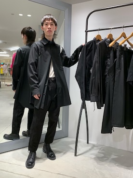 「オールブラックコーデ」｜Muraiさん（メンズ・173cm）の夏コーディネート