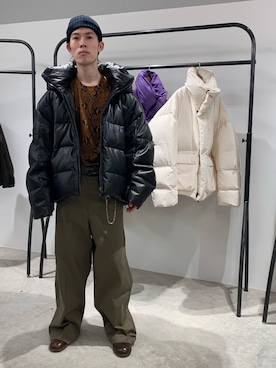 「GUIDI（グイディ）のアイテム」を使った、Muraiさん（メンズ・173cm）の秋コーディネート