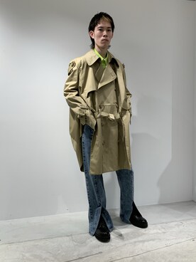 ANREALAGE（アンリアレイジ）の「PRISM LAYERED TRENCH COAT（トレンチ ...