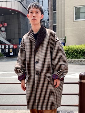 「kolor（カラー）のアイテム」を使った、Muraiさん（メンズ・173cm）の夏コーディネート