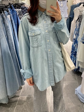 「chocomee（チョコミー）のアイテム（トートバッグ）」を使った、uuuuka:)さん（レディース・153cm）の夏コーディネート