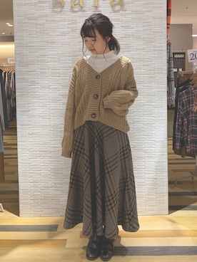 Erena🌼さん（レディース・160cm）の秋コーディネート