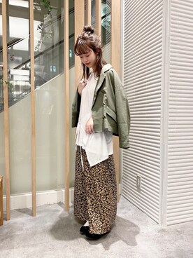 「H&M（エイチ・アンド・エム）のアイテム（バレエシューズ）」を使った、saaya  ☺︎さん（レディース・166cm）の春コーディネート