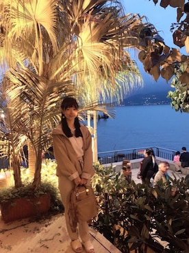 「Herls（ハーリス）のアイテム」を使った、サマンサさん（レディース・153cm）の春コーディネート