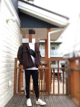 「アイテム（ブルゾン）」を使った、Neko兄さん（メンズ・173cm・30代）の冬コーディネート