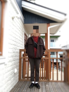 「アイテム（ブルゾン）」を使った、Neko兄さん（メンズ・173cm・30代）の冬コーディネート