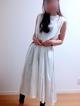 「chocomee（チョコミー）のアイテム（ワンピース/ドレス）」を使った、nico ☻さん（レディース・157cm）の夏コーディネート
