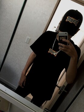 「8seconds（エイトセカンズ）のアイテム（帽子）」を使った、もりたろうさん（メンズ・176cm）の夏コーディネート