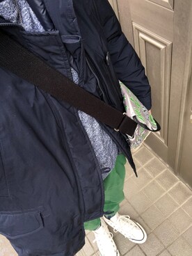 「marble sud（マーブルシュッド）のアイテム（トップス）」を使った、lovely green heartさん（レディース・153cm）の冬コーディネート