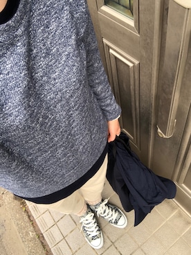 「marble sud（マーブルシュッド）のアイテム（トップス）」を使った、lovely green heartさん（レディース・153cm）の春コーディネート