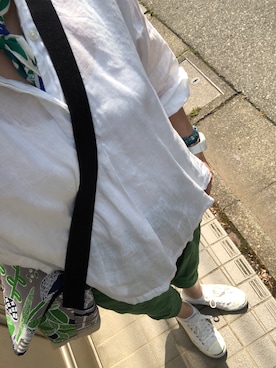 「Robin Piccone（ロビンピッコーネ）のアイテム」を使った、lovely green heartさん（レディース・153cm）の夏コーディネート