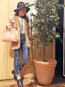 「アイテム（チョーカー）」を使った、kazuhaさん（レディース・150cm）の春コーディネート