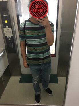 「WASH'N' MADE（ウォッシュンメイド）のアイテム」を使った、かとさんさん（メンズ・167cm）の夏コーディネート