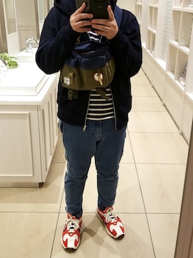 かとさんさん（メンズ・167cm）の秋コーディネート