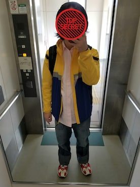 「激安コーデ」｜「アイテム（ジャケット/アウター）」を使った、かとさんさん（メンズ・167cm）の春コーディネート