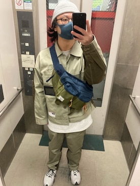 「Herschel Supply（ハーシェルサプライ）のアイテム」を使った、かとさんさん（メンズ・167cm）の春コーディネート